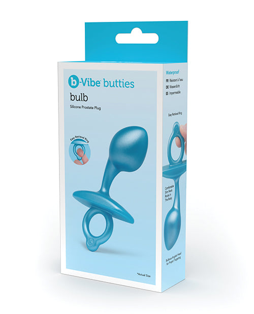 b-vibe b-Vibe Butties Bulb Tapered Prostate Plug - Blue - Image 5