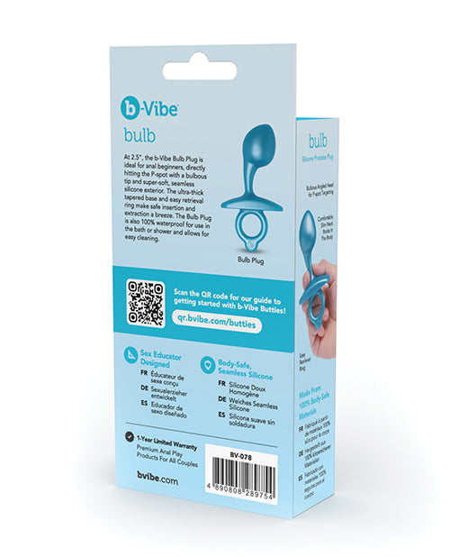 b-vibe b-Vibe Butties Bulb Tapered Prostate Plug - Blue - Image 6