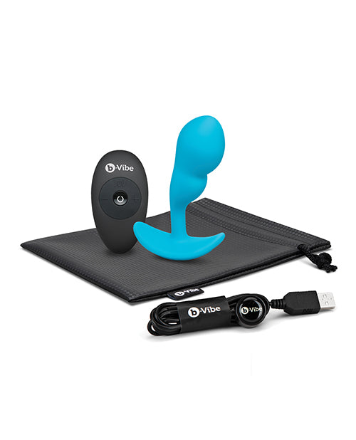 b-vibe b-Vibe Remote Control P-Spot Snug Plug - Blue - 95g - Image 5