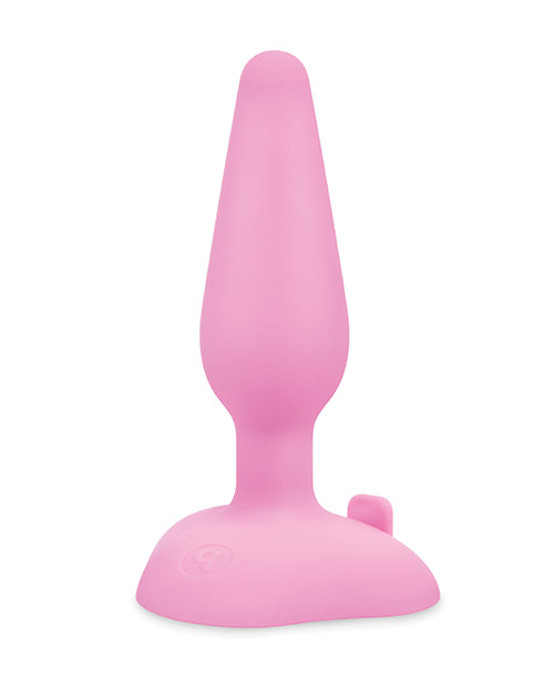 b-vibe b-Vibe Beginner's Vibrating Tapered Butt Plug - Pink