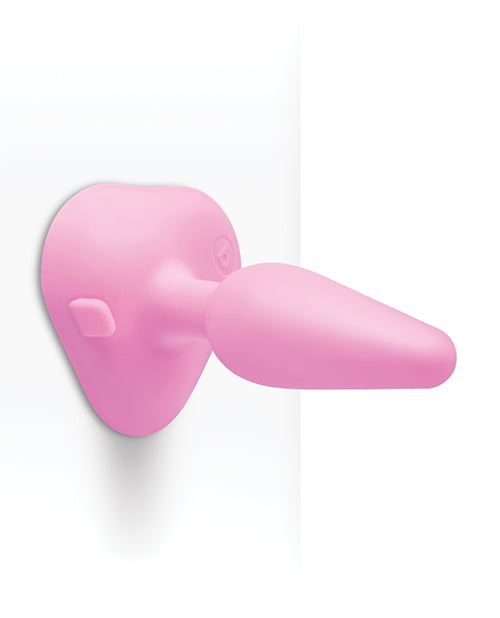 b-vibe b-Vibe Beginner's Vibrating Tapered Butt Plug - Pink - Image 3