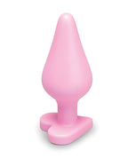 b-vibe b-Vibe B-Mine Butties Silicone Butt Plug with Heart Base - Pink