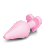 b-vibe b-Vibe B-Mine Butties Silicone Butt Plug with Heart Base - Pink - Image 4