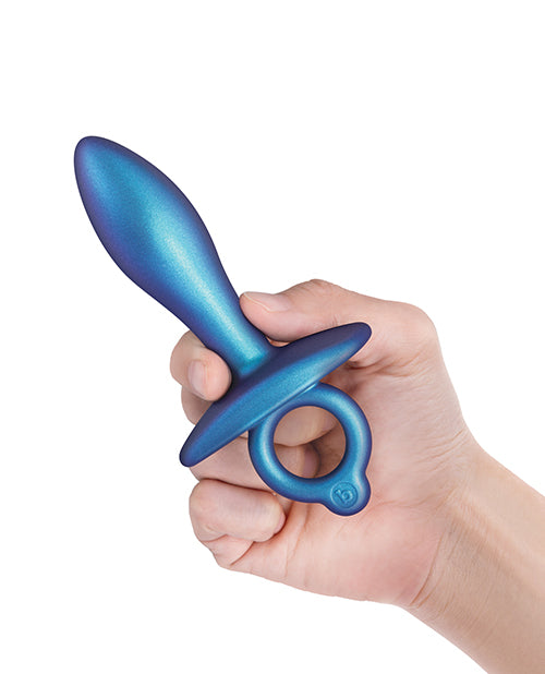 b-vibe b-Vibe Butties Slide Silicone Butt Plug - Black - Image 4