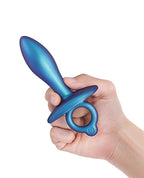 b-vibe b-Vibe Butties Slide Silicone Butt Plug - Black - Image 4