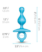 b-vibe b-Vibe Butties Pop Silicone Anal Beads - Black - Image 3