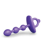 b-vibe b-Vibe Butties Zip Silicone Anal Beads - Black - Image 2