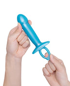 b-vibe b-Vibe Butties Lil Dil Silicone Anal Dildo - Black - Image 6