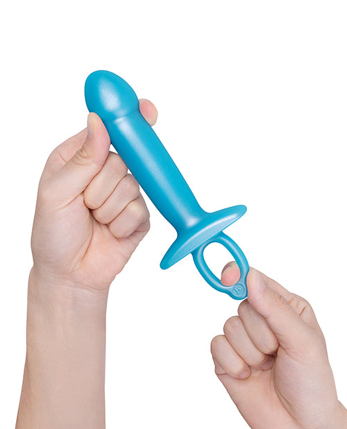 b-vibe b-Vibe Butties Lil Dil Silicone Anal Dildo - Black - Image 6
