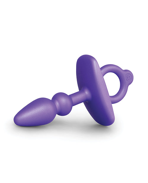 b-vibe b-Vibe Butties Dart Silicone Anal Plug - Black - Image 3