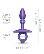 b-vibe b-Vibe Butties Dart Silicone Anal Plug - Black - Image 6