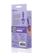 b-vibe b-Vibe Butties Dart Silicone Anal Plug - Black - Image 7