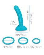 b-vibe b-Vibe Every Body Strap-On Harness Set - With 6" Silicone Dildo - Image 5