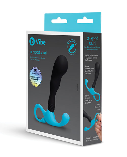 b-vibe b-Vibe P-Spot Hands-Free Curved Prostate Massager - Curl - Image 5