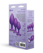 b-vibe b-Vibe Jeweled Butties Bundle - 3 Piece Anal Training Set - Image 6