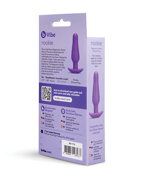 b-vibe b-Vibe Rookie Beginner's Starter Silicone Plug - Image 5