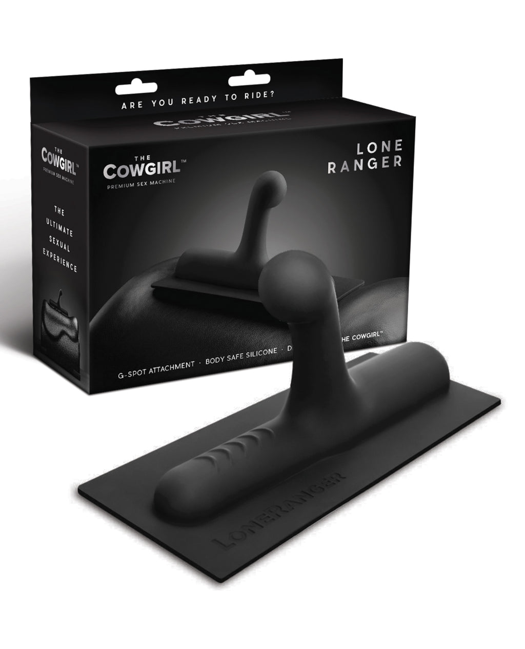 The Cowgirl The Cowgirl Lone Ranger Silicone Attachment - Black - Image 2
