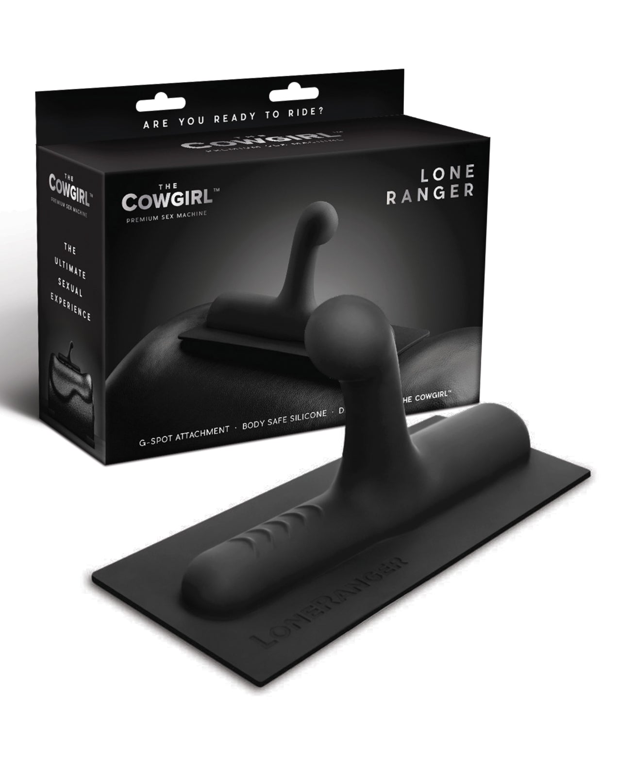 The Cowgirl The Cowgirl Lone Ranger Silicone Attachment - Black - Image 2