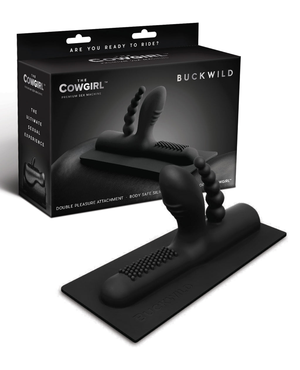 The Cowgirl The Cowgirl Buckwild Silicone Attachment - Black - Image 3