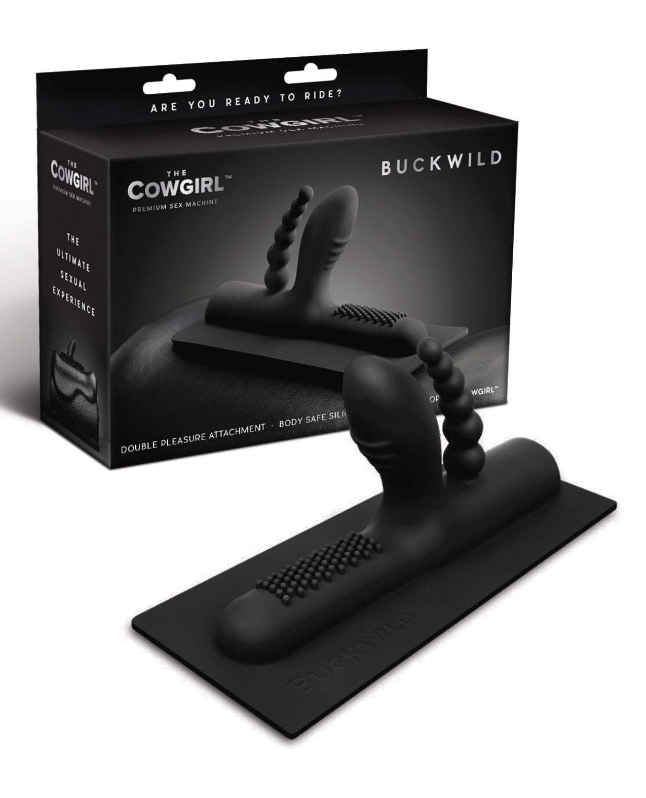 The Cowgirl The Cowgirl Buckwild Silicone Attachment - Black - Image 3