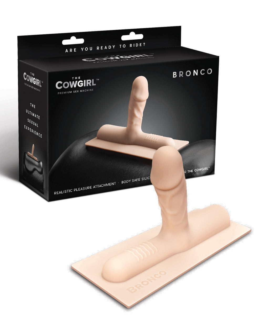 The Cowgirl The Cowgirl Bronco Silicone Attachment - Vanilla - Image 3