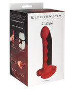 ElectraStim ElectraStim Silicone Fusion Komodo E-Stim Dildo - Red/Black - Image 4