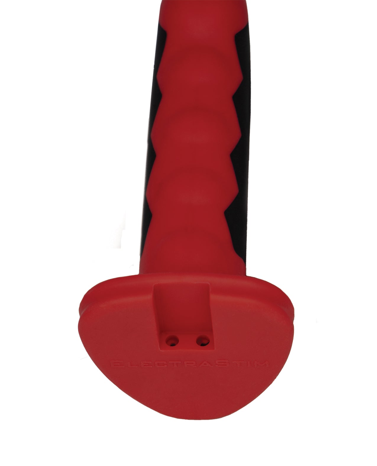 ElectraStim ElectraStim Silicone Fusion Komodo E-Stim Dildo - Red/Black - Image 3
