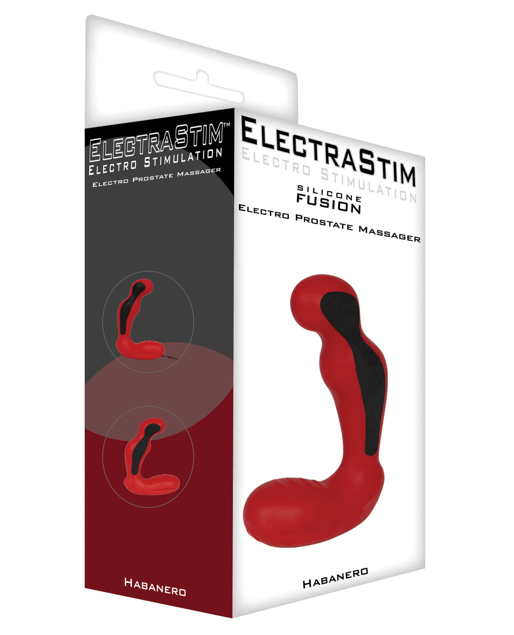 ElectraStim ElectraStim Silicone Fusion Habanero Prostate Massager - Red/Black - Image 5