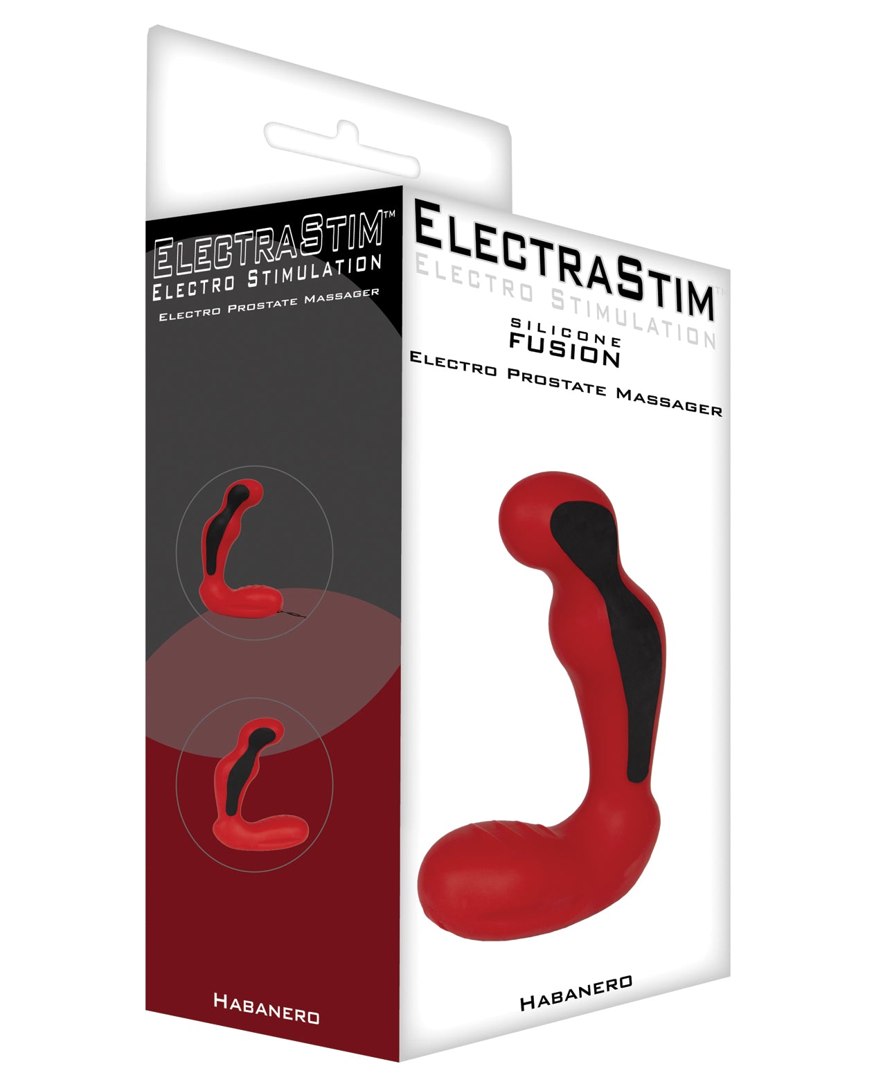 ElectraStim ElectraStim Silicone Fusion Habanero Prostate Massager - Red/Black - Image 5