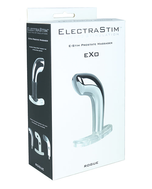 ElectraStim ElectraStim Exo Rogue Prostate Massager - Silver - Image 3