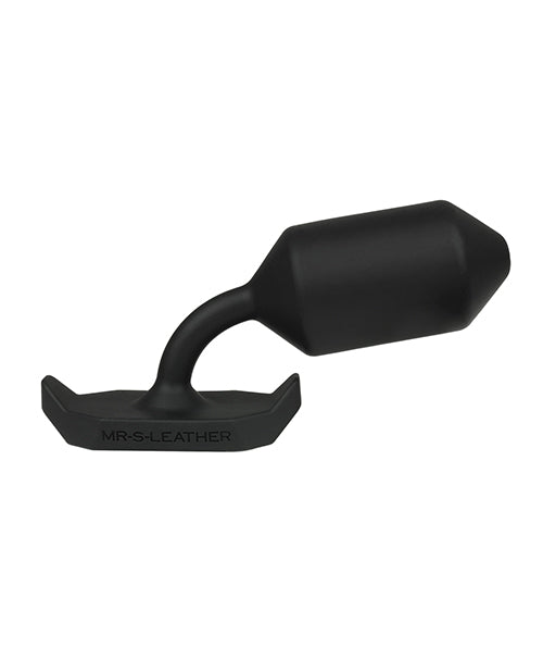 ElectraStim ElectraStim x Mr. S Leather World's Most Comfortable Silicone Electro Butt Plug - Black - Image 2