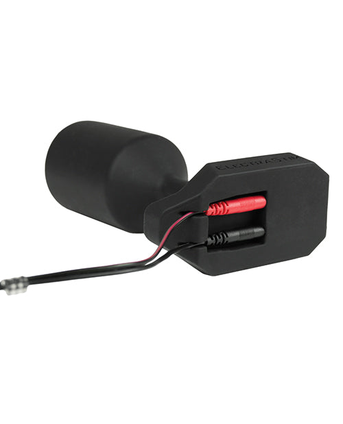 ElectraStim ElectraStim x Mr. S Leather World's Most Comfortable Silicone Electro Butt Plug - Black - Image 5