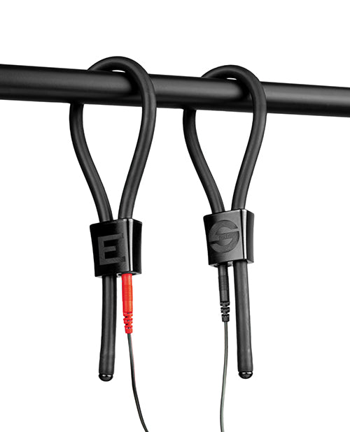 ElectraStim ElectraStim ElectraLoops Prestige Cock Rings - Black - Image 4