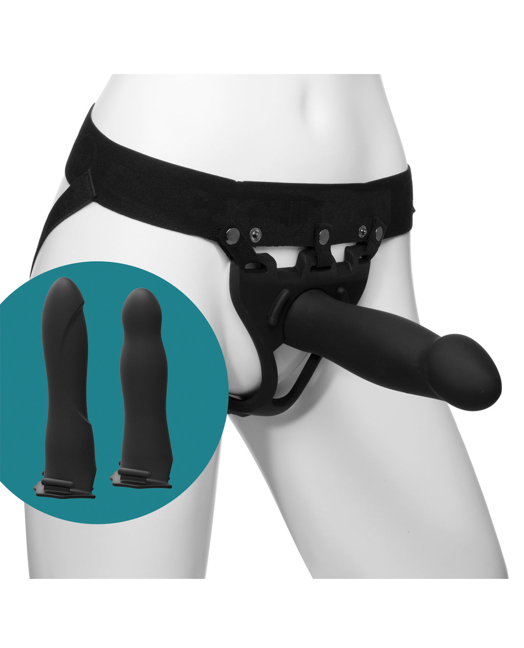 Doc Johnson Doc Johnson's Body Extensions - Be Ready 4-Piece Strap On Set