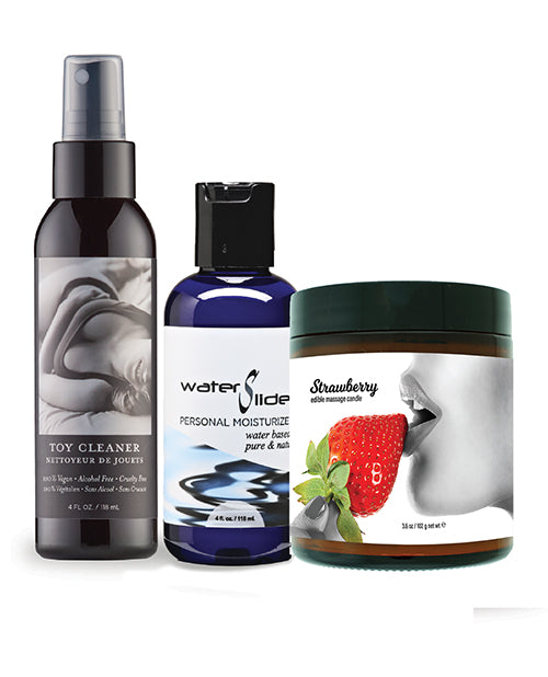 Earthly Body Earthly Body Play & Pleasure Gift Set - Strawberry - Image 2