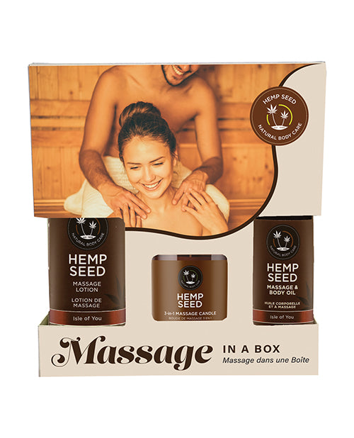 Earthly Body Earthly Body Hemp Seed Massage in a Box - Isle of You