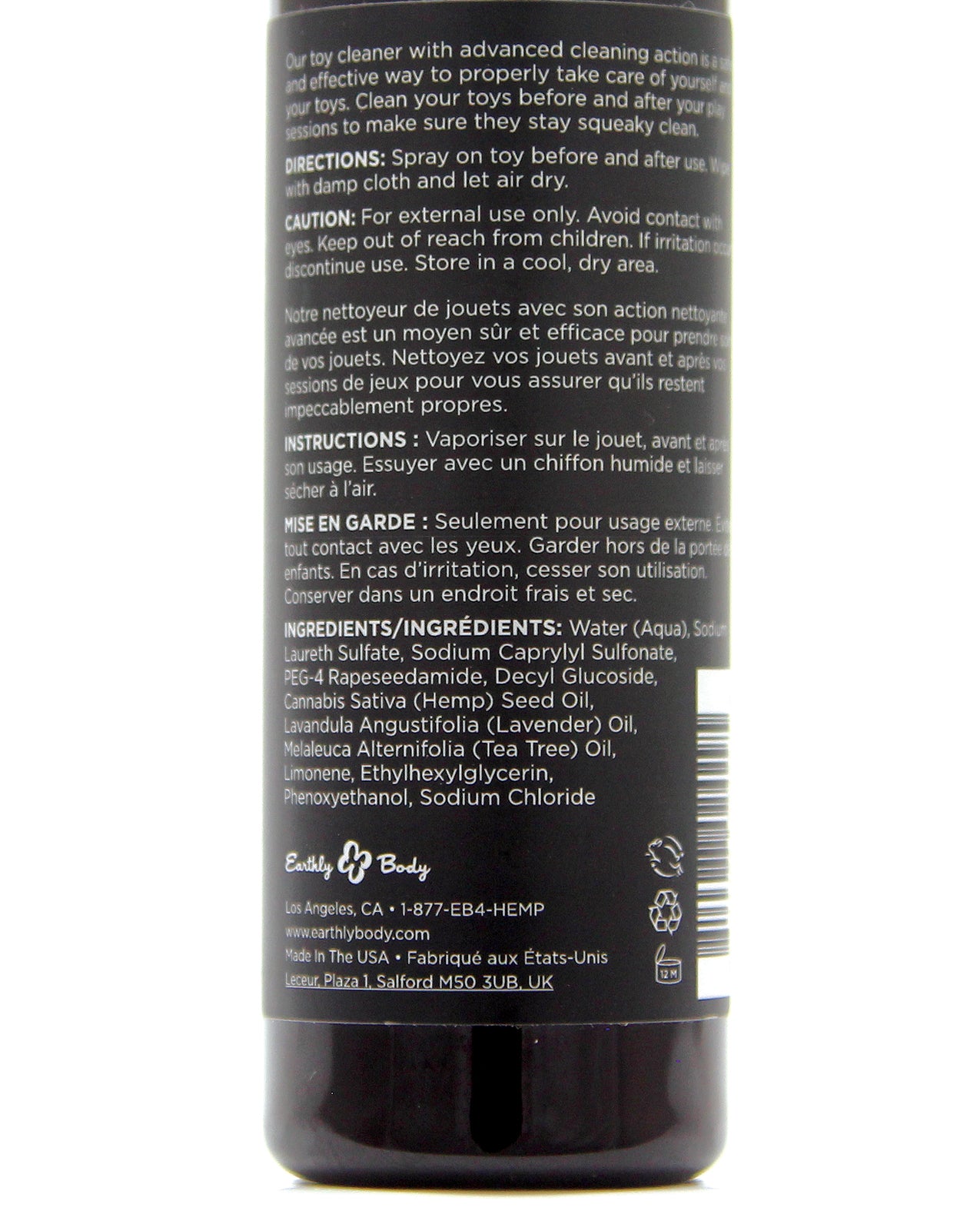 Earthly Body Earthly Body Hemp Seed Toy Cleaner - 4 oz - Image 2
