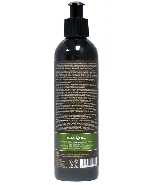 Earthly Body Earthly Body Hemp Seed Massage Lotion - 8 oz Naked in the Woods - Image 2