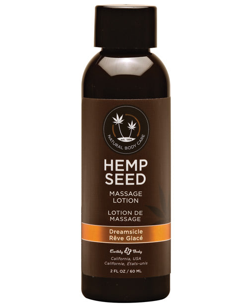 Earthly Body Earthly Body Hemp Seed Massage Lotion - 2 oz Dreamsicle