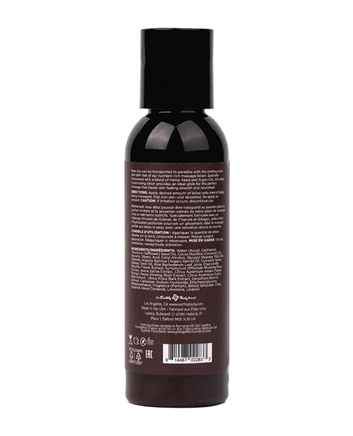 Earthly Body Earthly Body Hemp Seed Massage Lotion - 2 oz Naked in the Woods - Image 2