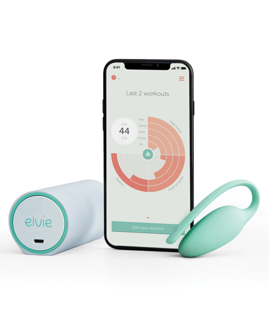 Elvie Elvie Trainer Smart Pelvic Floor Exerciser - Seafoam - Image 2