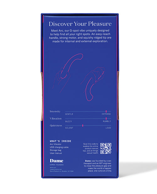 Dame Dame Arc G-Spot Vibrator - Plum - Image 5