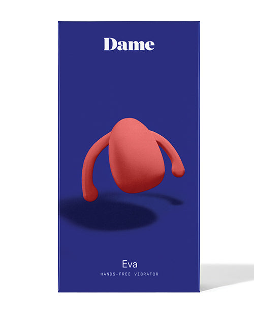 Dame Dame Eva Hands Free Vibrator - Papaya - Image 3