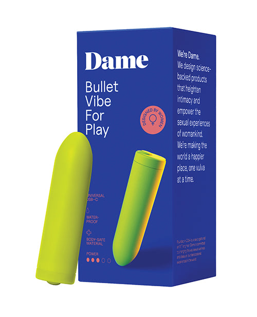 Dame Dame Zee Bullet Vibrator - Citrus - Image 4