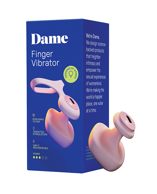 Dame Dame Fin 2.0 Finger Vibrator - Quartz - Image 6