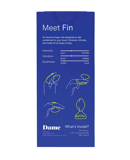 Dame Dame Fin 2.0 Finger Vibrator - Quartz - Image 8