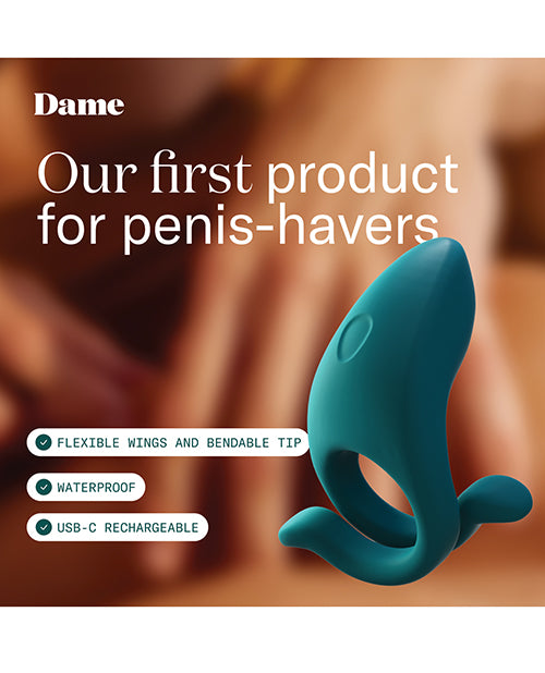 Dame Dame Hug Vibrating Couples Ring - Fir - Image 4