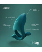 Dame Dame Hug Vibrating Couples Ring - Fir - Image 6