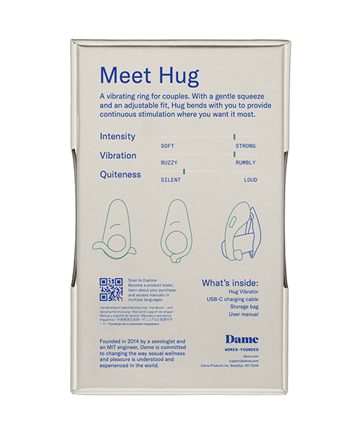 Dame Dame Hug Vibrating Couples Ring - Fir - Image 7