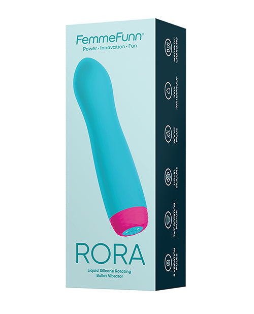 Femme Funn Femme Funn Rora Rotating Bullet - Turquoise - Image 2